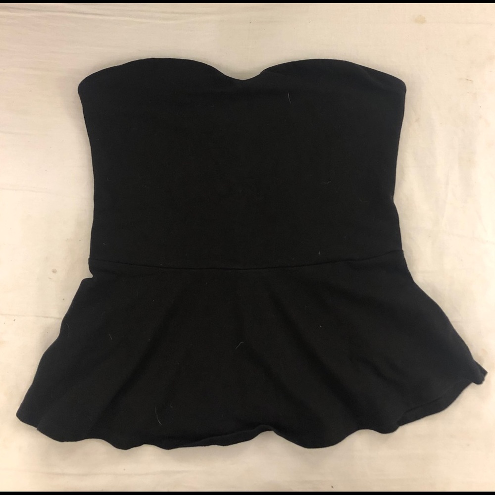 Express strapless Black top